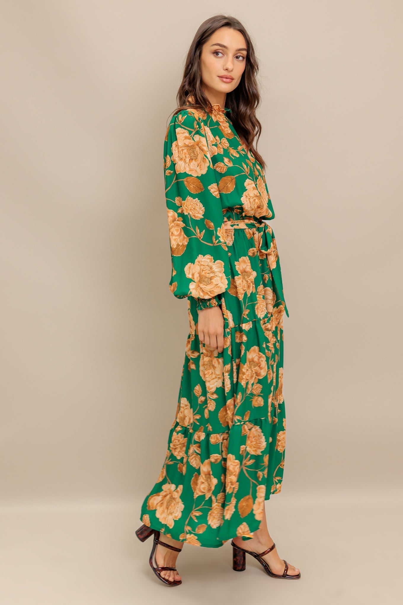 SONGS ABOUT YOU WOVEN MIDI DRESS Flying Tomato