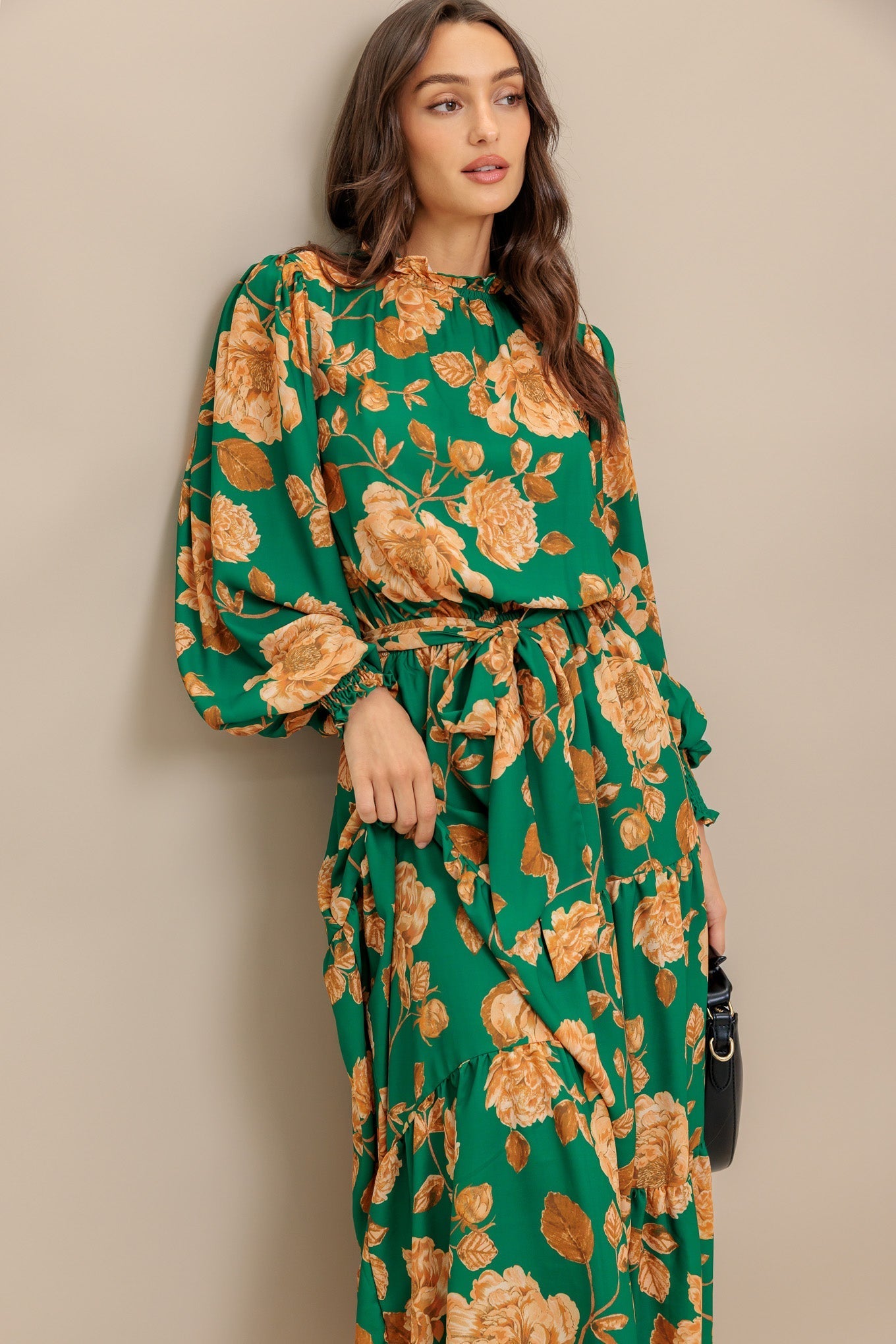 SONGS ABOUT YOU WOVEN MIDI DRESS Flying Tomato