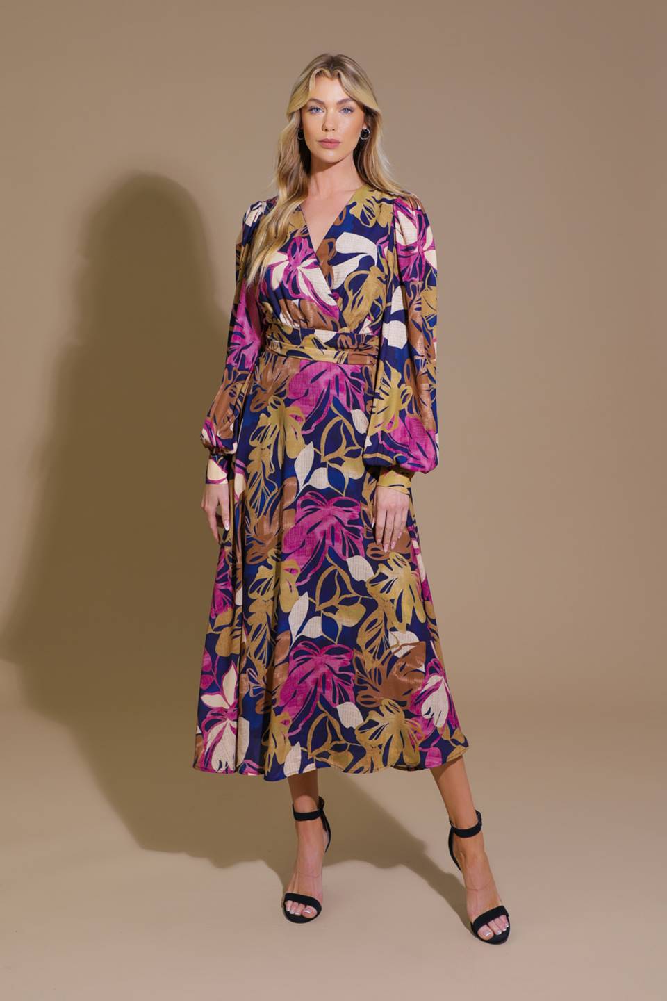 LOST IN YOUR EYES WOVEN MIDI DRESS Flying Tomato
