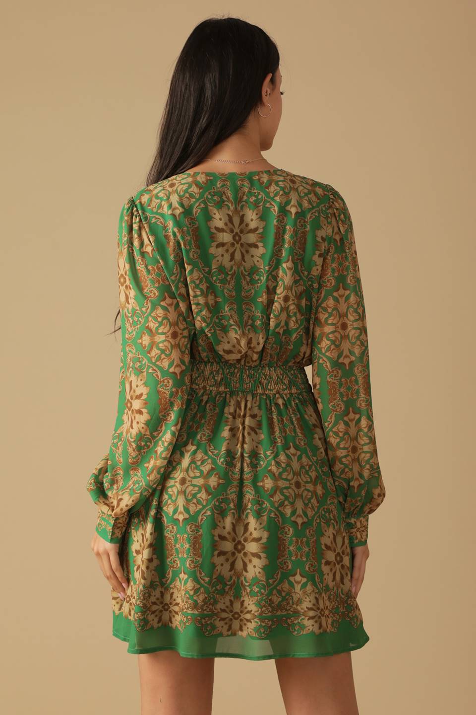 GOT ME WONDERING WOVEN MINI DRESS Flying Tomato