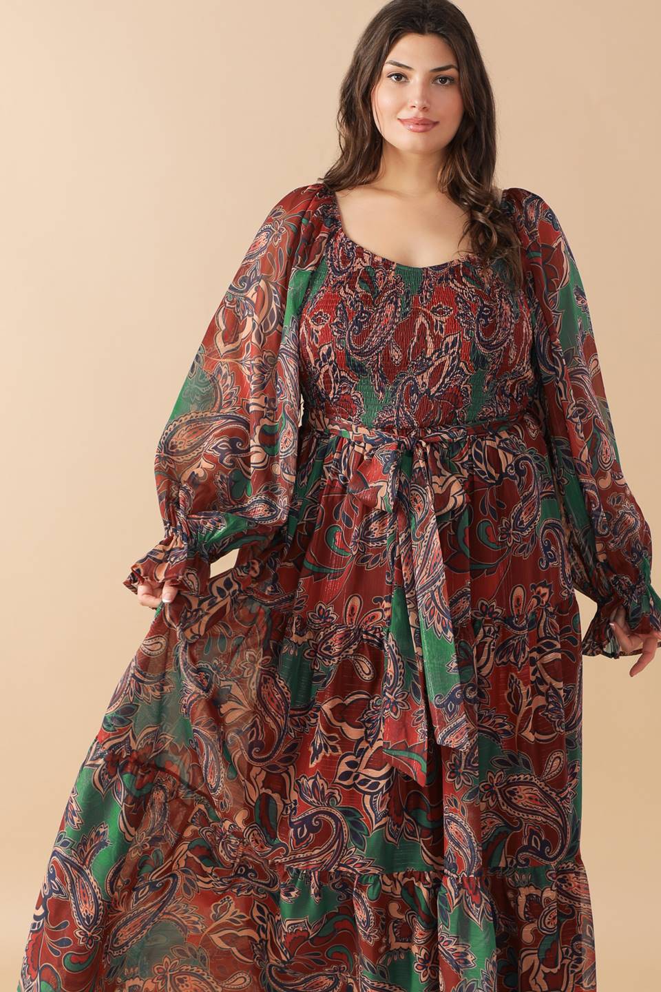 DARLING SENSATION WOVEN MAXI DRESS Flying Tomato