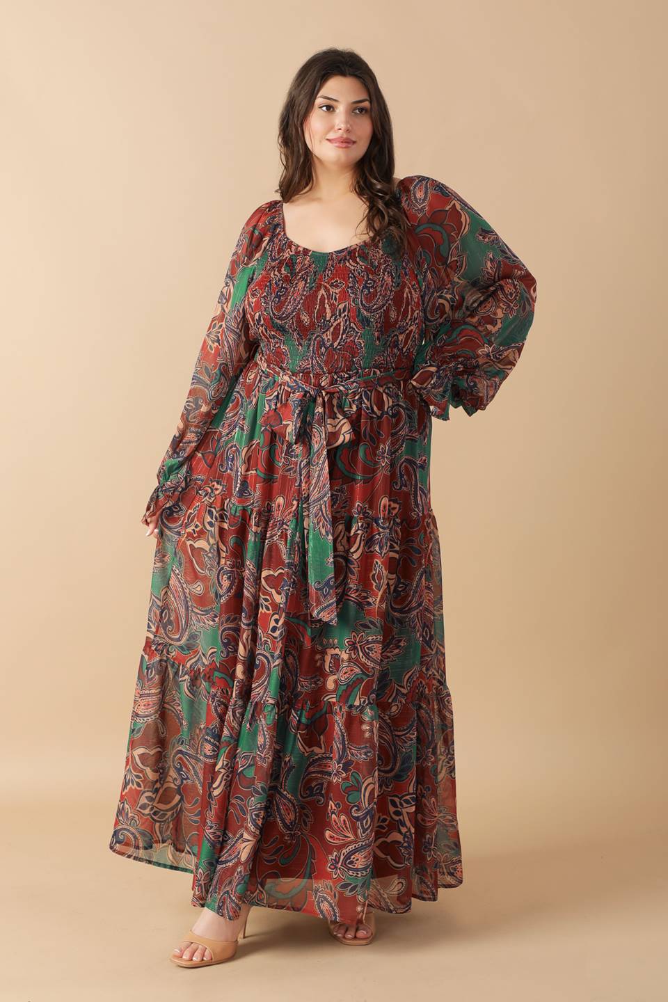 DARLING SENSATION WOVEN MAXI DRESS Flying Tomato