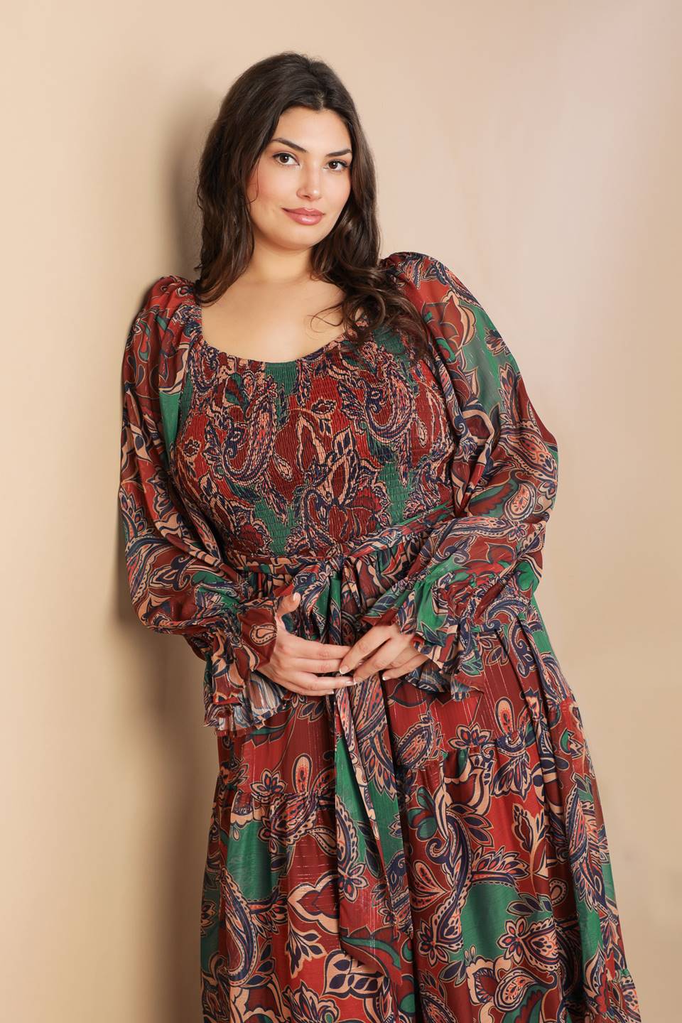 DARLING SENSATION WOVEN MAXI DRESS Flying Tomato