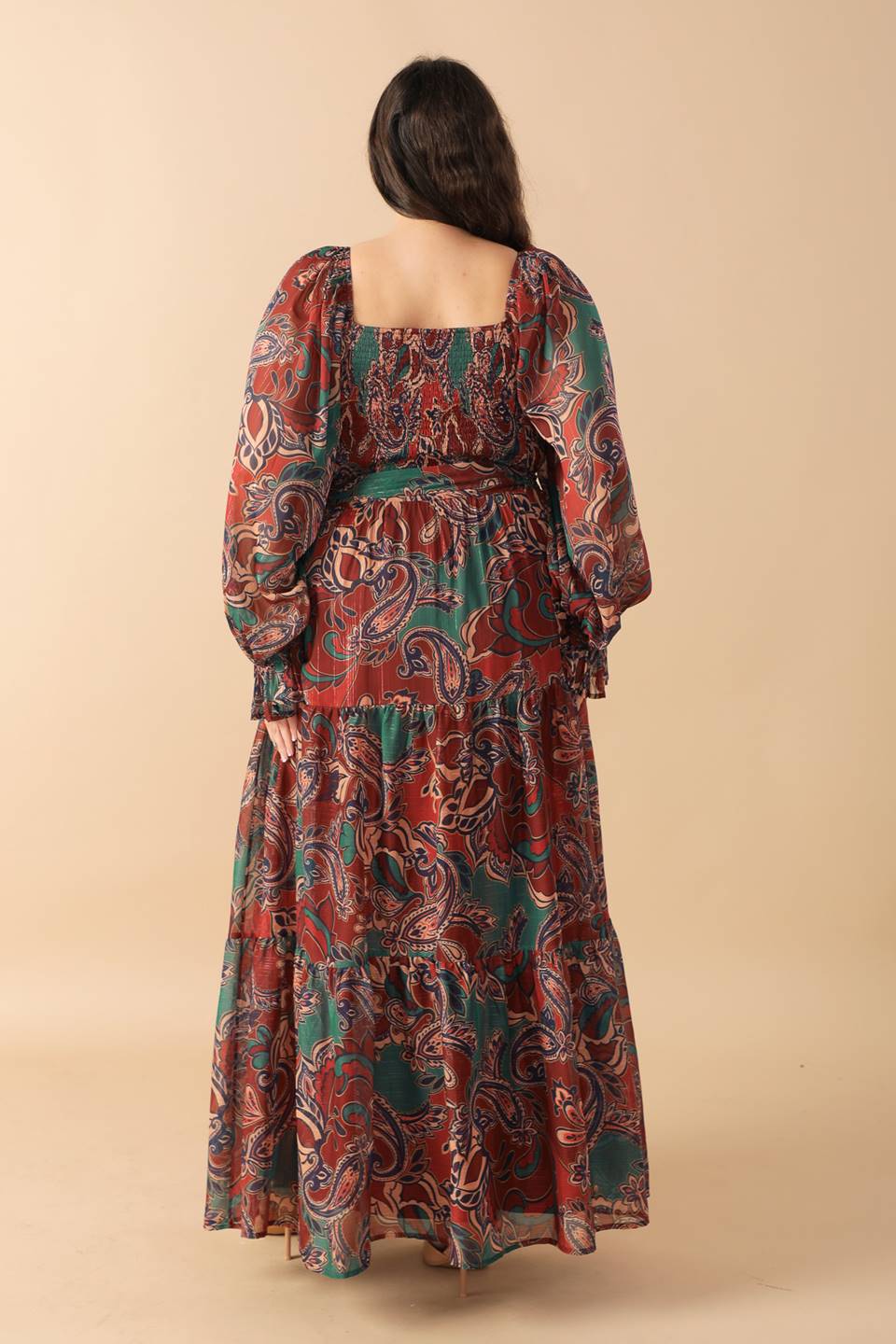 DARLING SENSATION WOVEN MAXI DRESS Flying Tomato