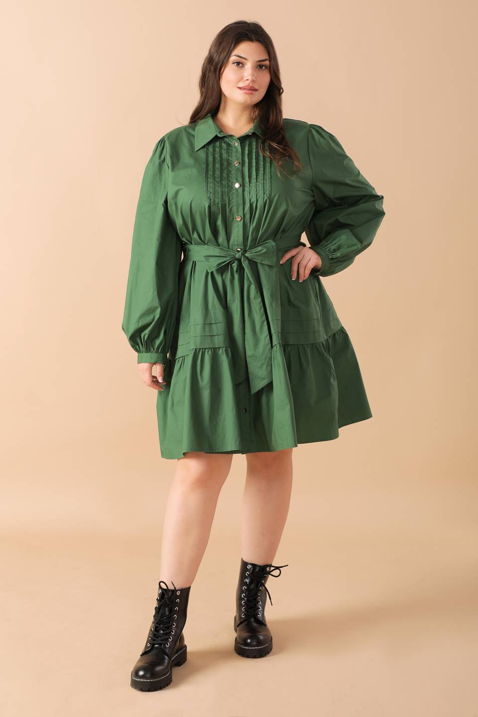 AESTHETIC POSE WOVEN MINI DRESS Flying Tomato