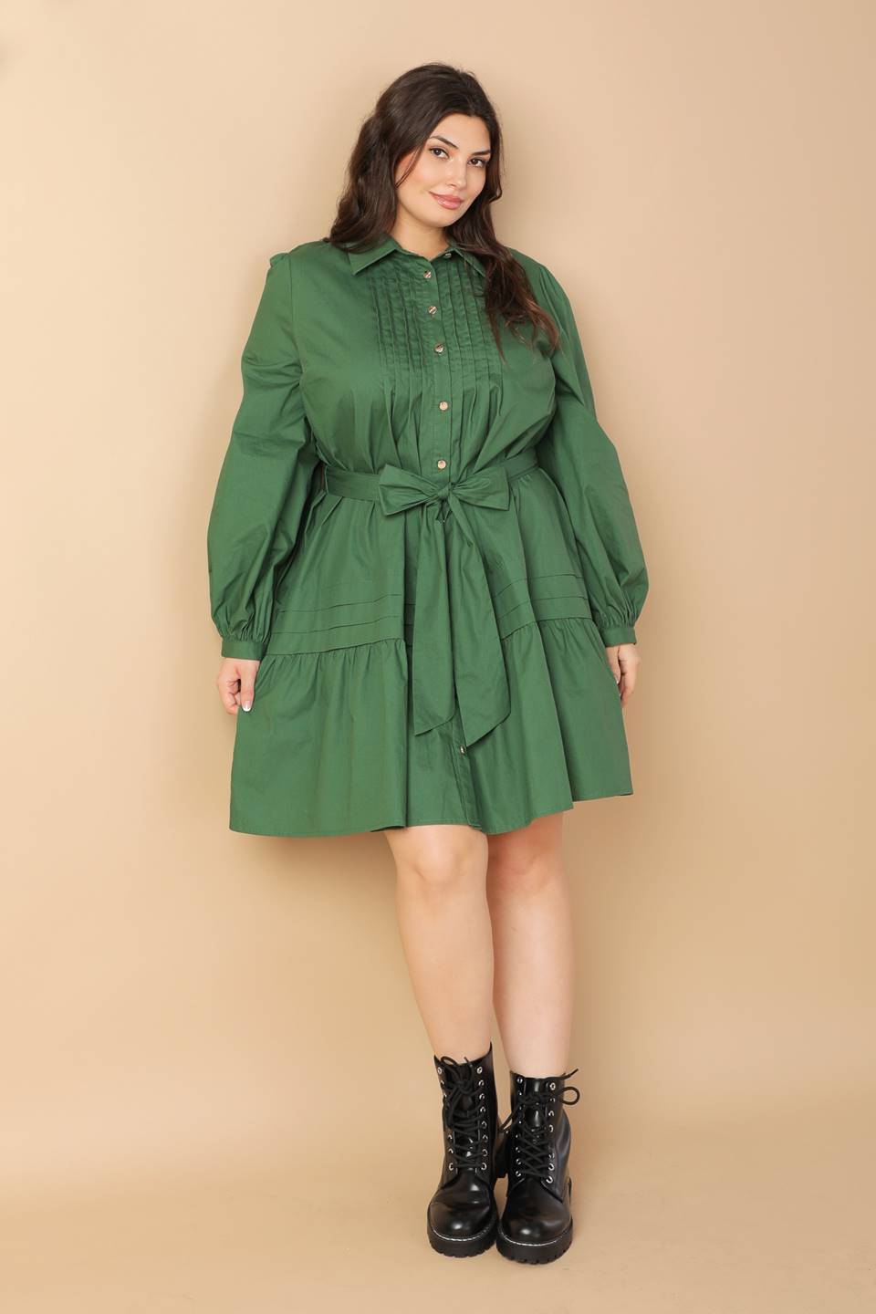 AESTHETIC POSE WOVEN MINI DRESS Flying Tomato