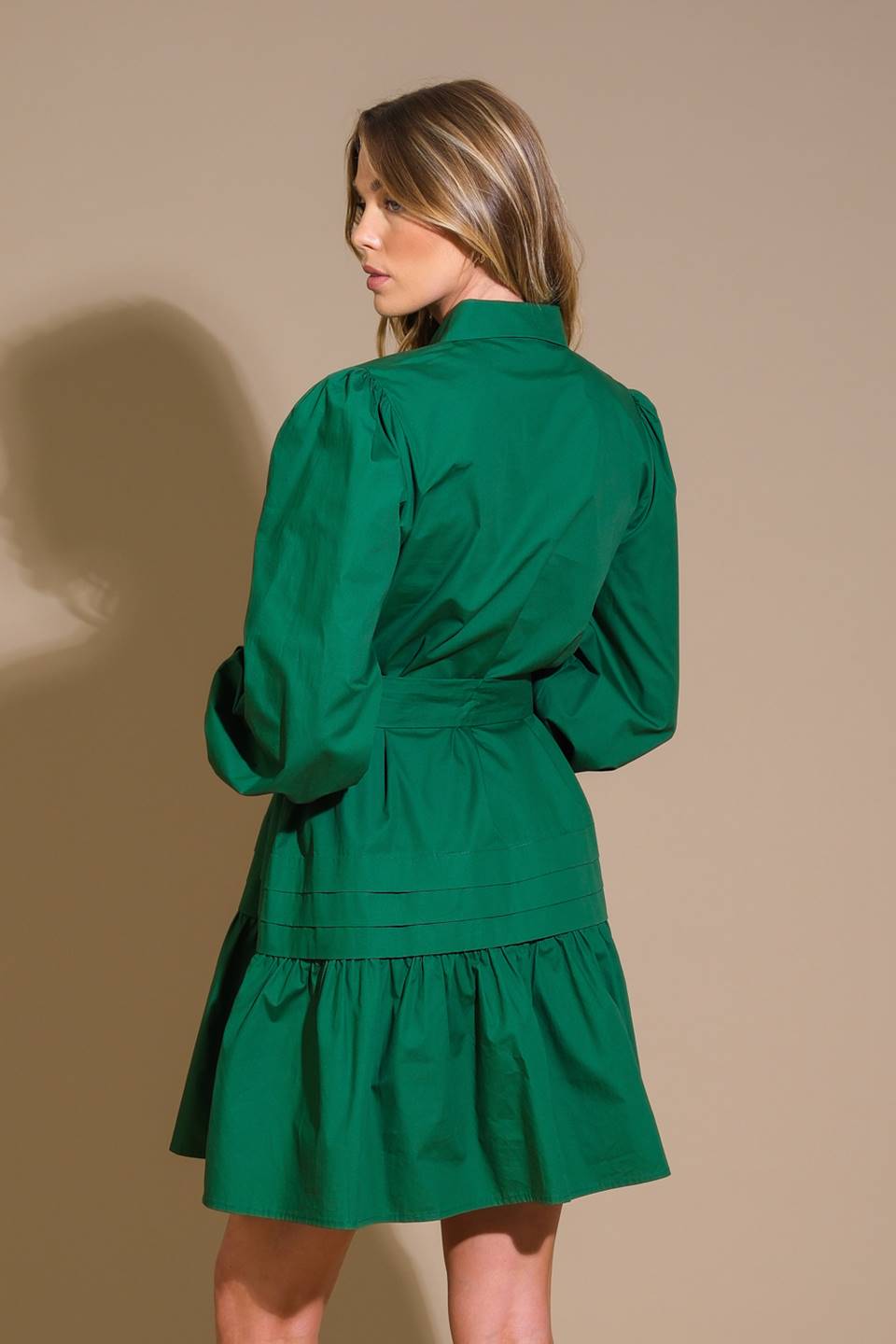 AESTHETIC POSE WOVEN MINI DRESS Flying Tomato