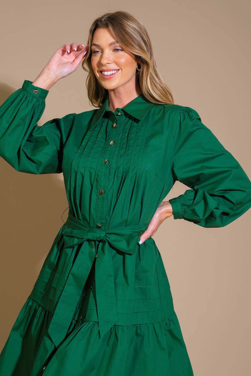 AESTHETIC POSE WOVEN MINI DRESS Flying Tomato