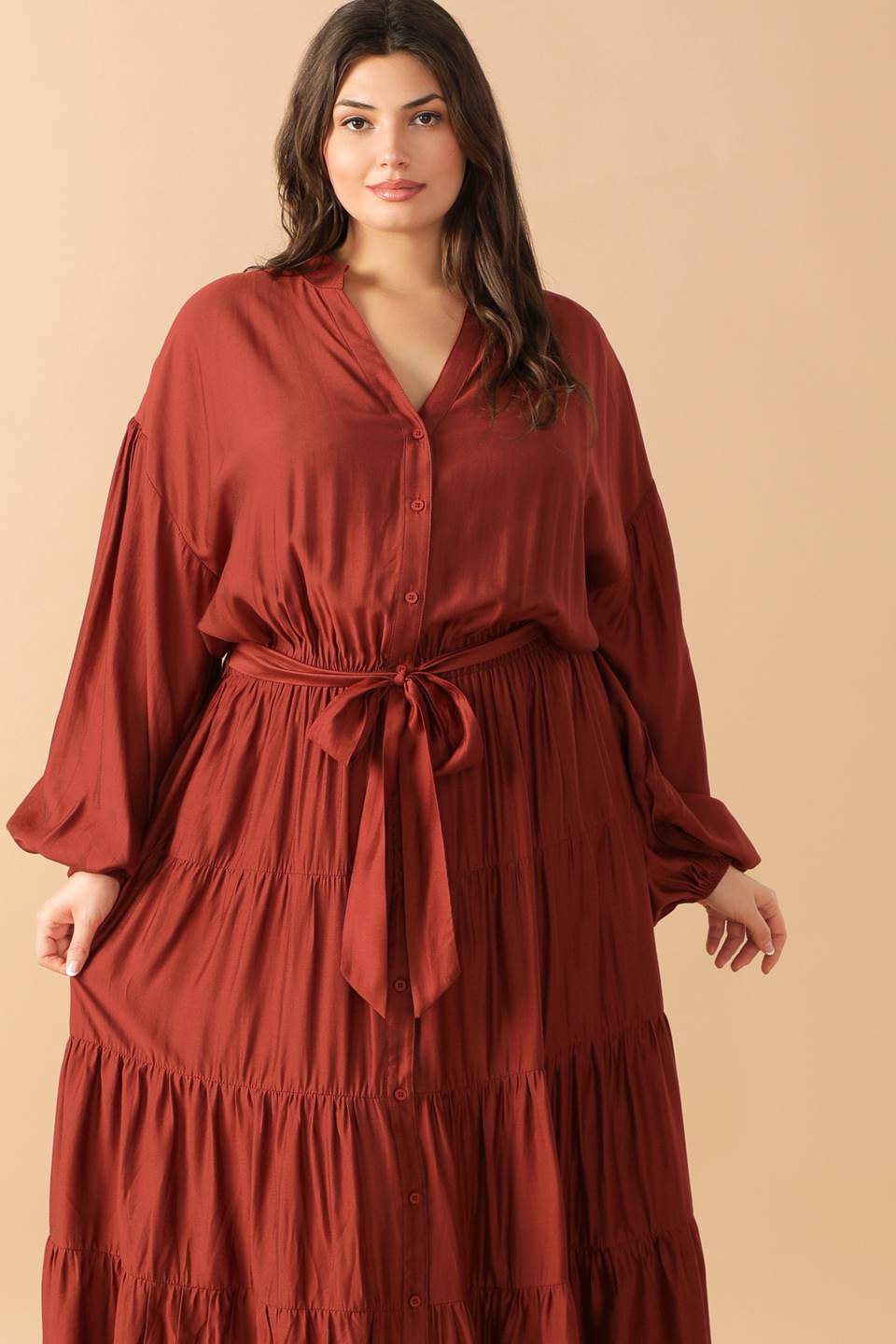 PERFECT POTENTIAL WOVEN MAXI DRESS Flying Tomato