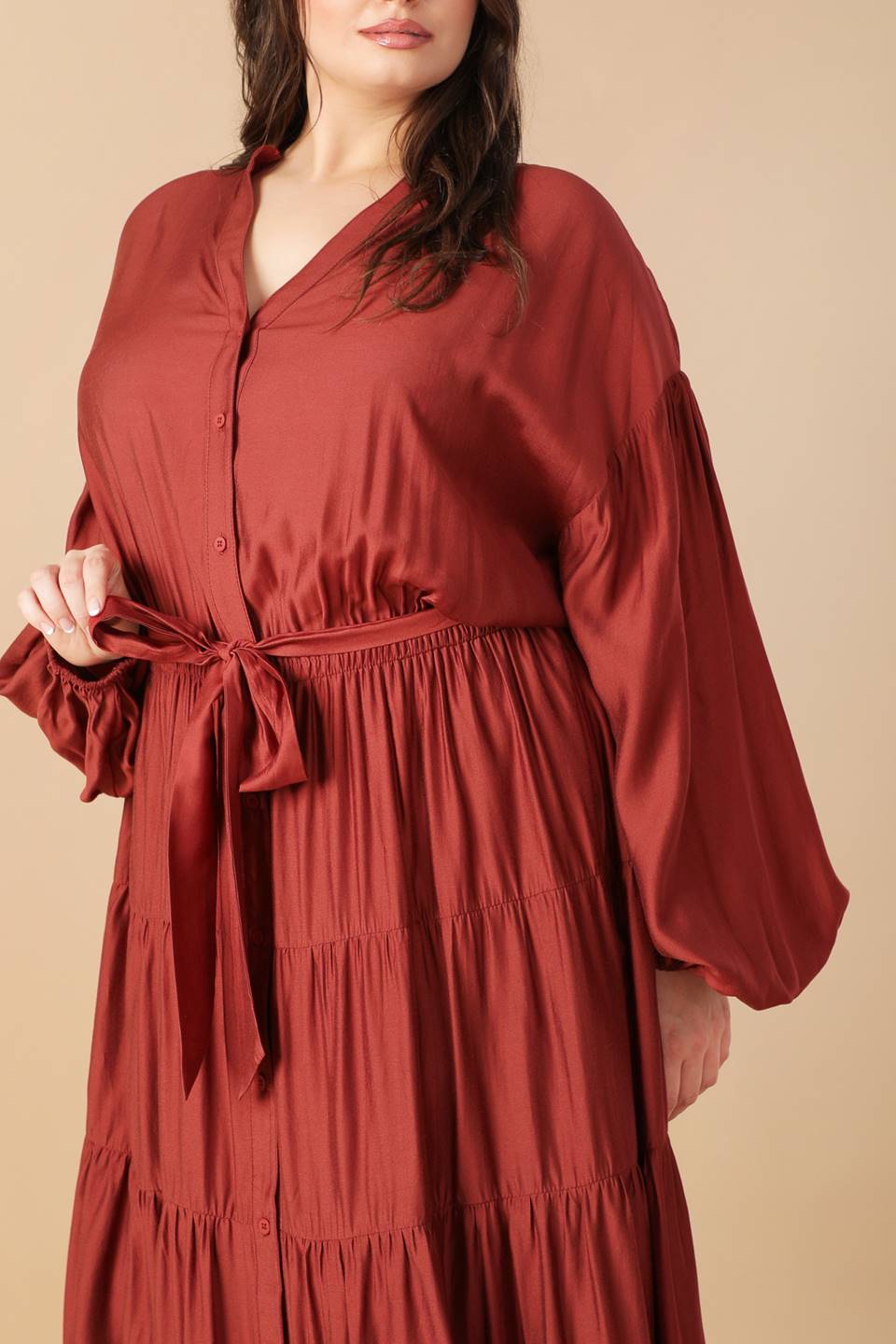 PERFECT POTENTIAL WOVEN MAXI DRESS Flying Tomato