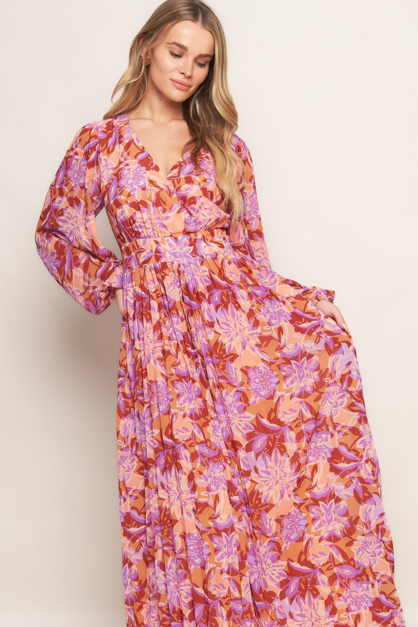 HEIGHT OF LOVE WOVEN MAXI DRESS Flying Tomato