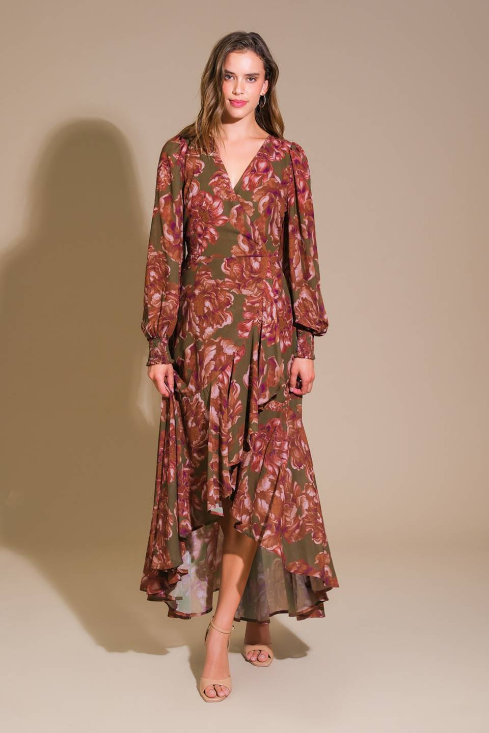 PROFOUND ROMANCE WOVEN MAXI DRESS