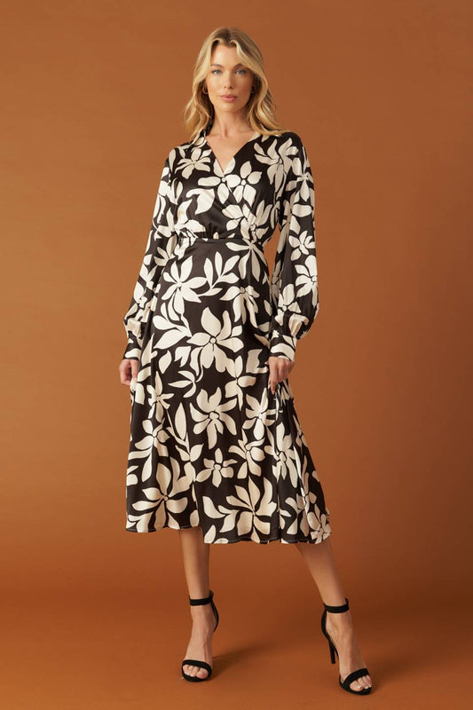 AFTER HOURS WOVEN MIDI DRESS Flying Tomato