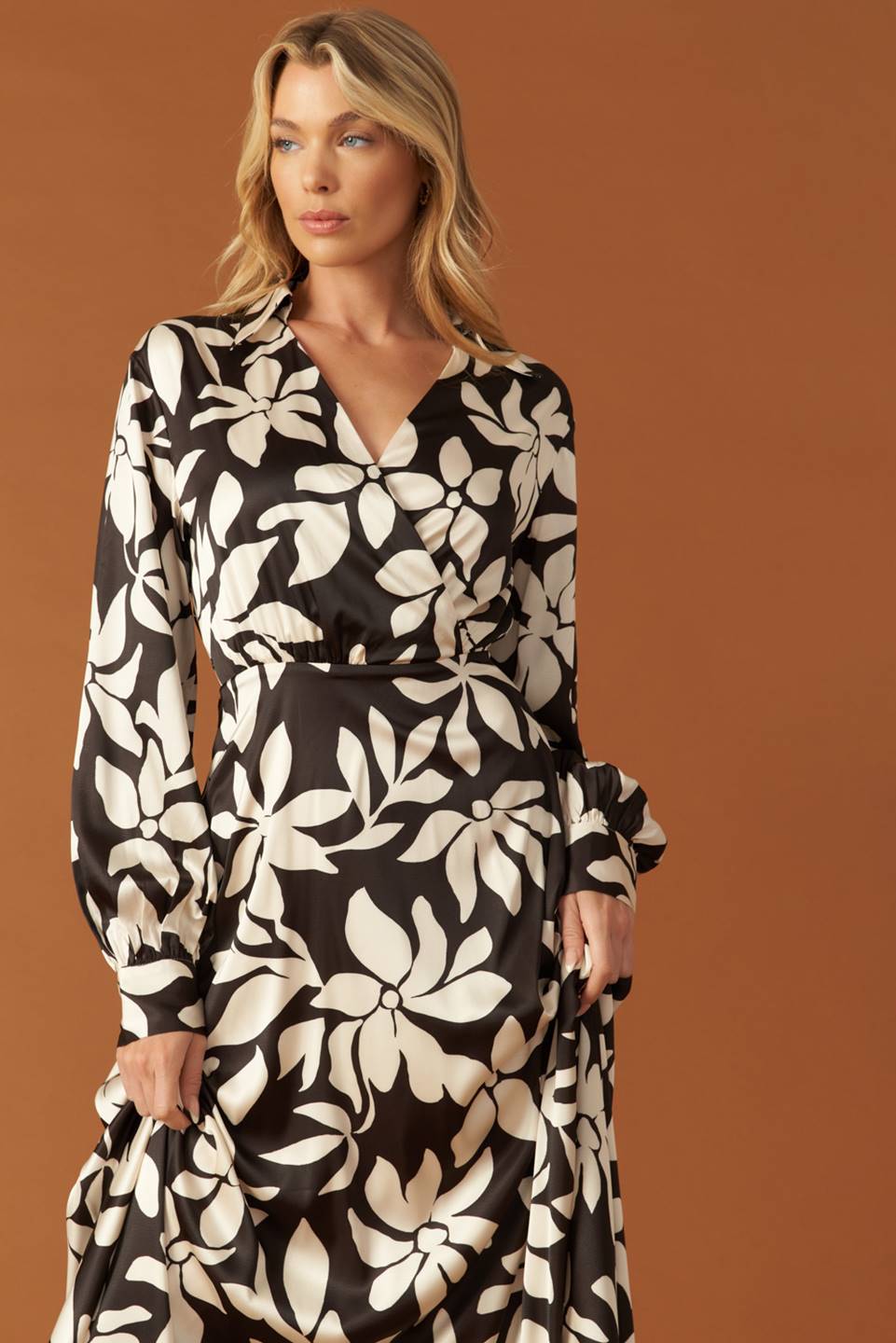 AFTER HOURS WOVEN MIDI DRESS Flying Tomato