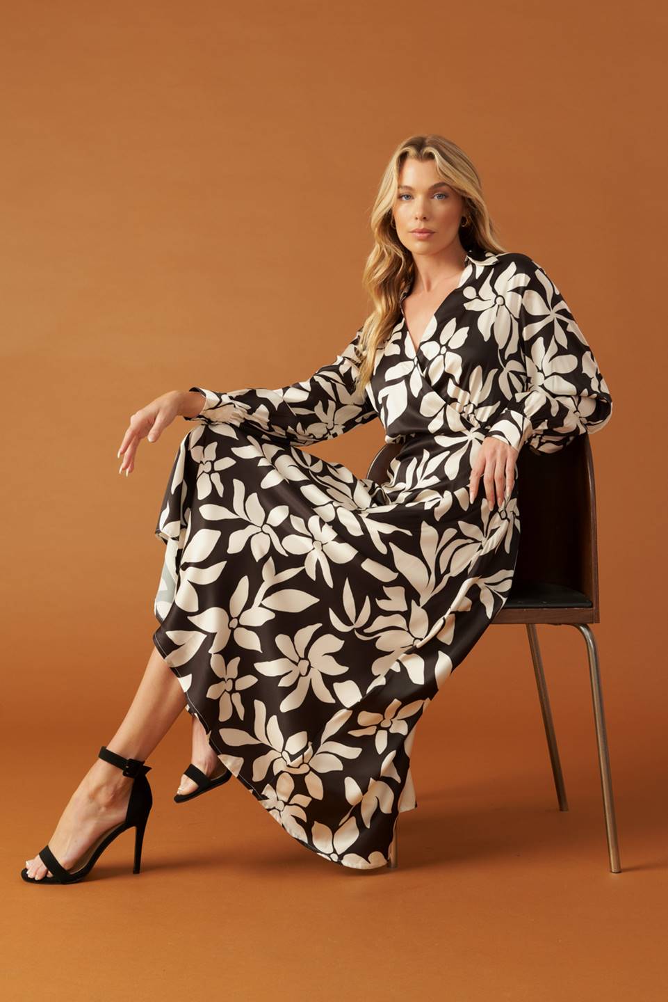 AFTER HOURS WOVEN MIDI DRESS Flying Tomato