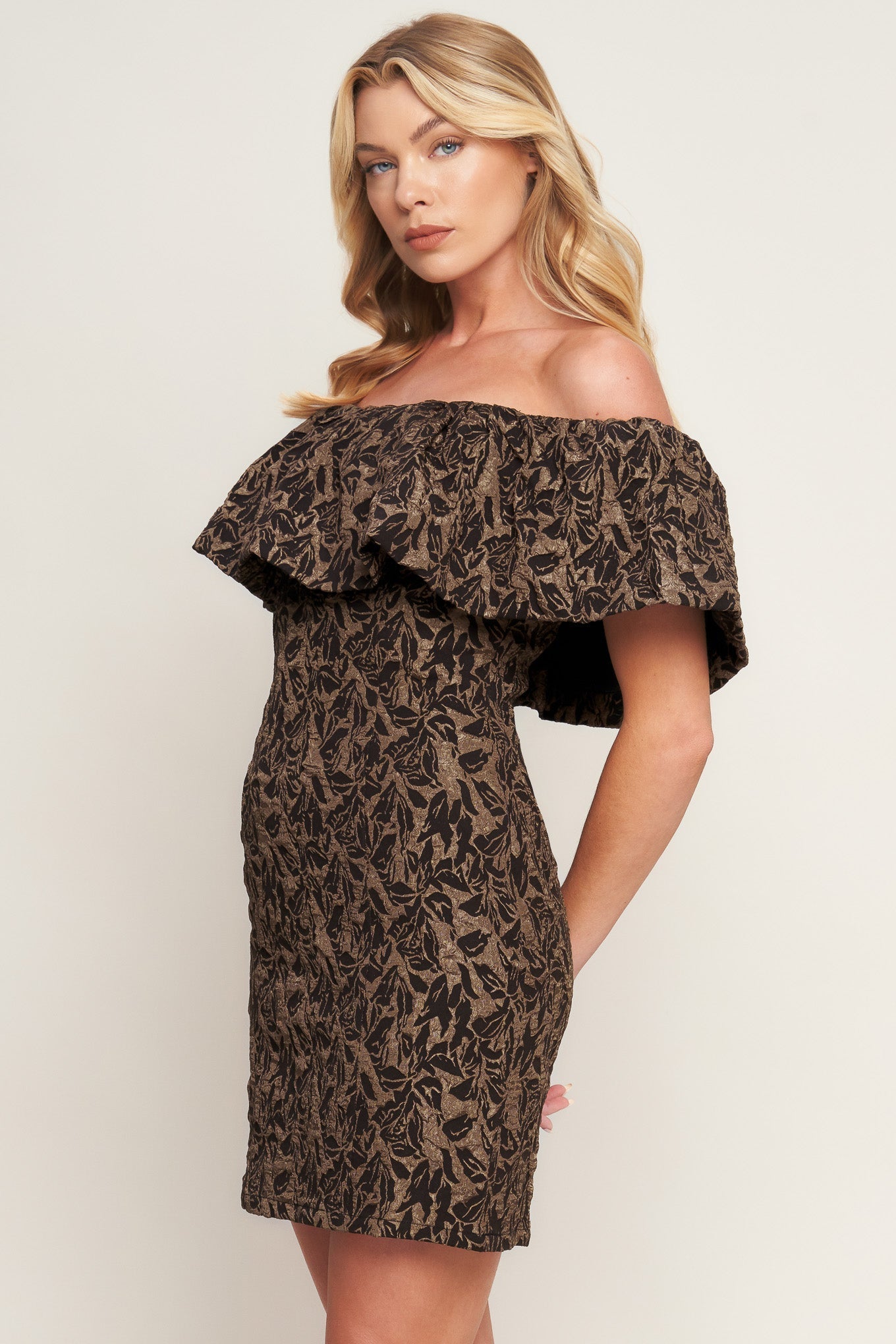 WHEREVER YOU MAY GO WOVEN MINI DRESS Flying Tomato