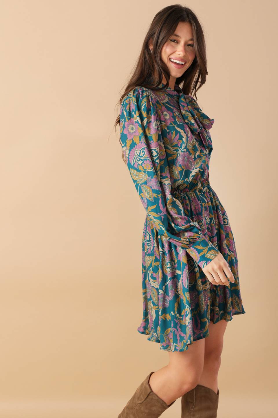 MUCH TO DO WOVEN MINI DRESS Flying Tomato