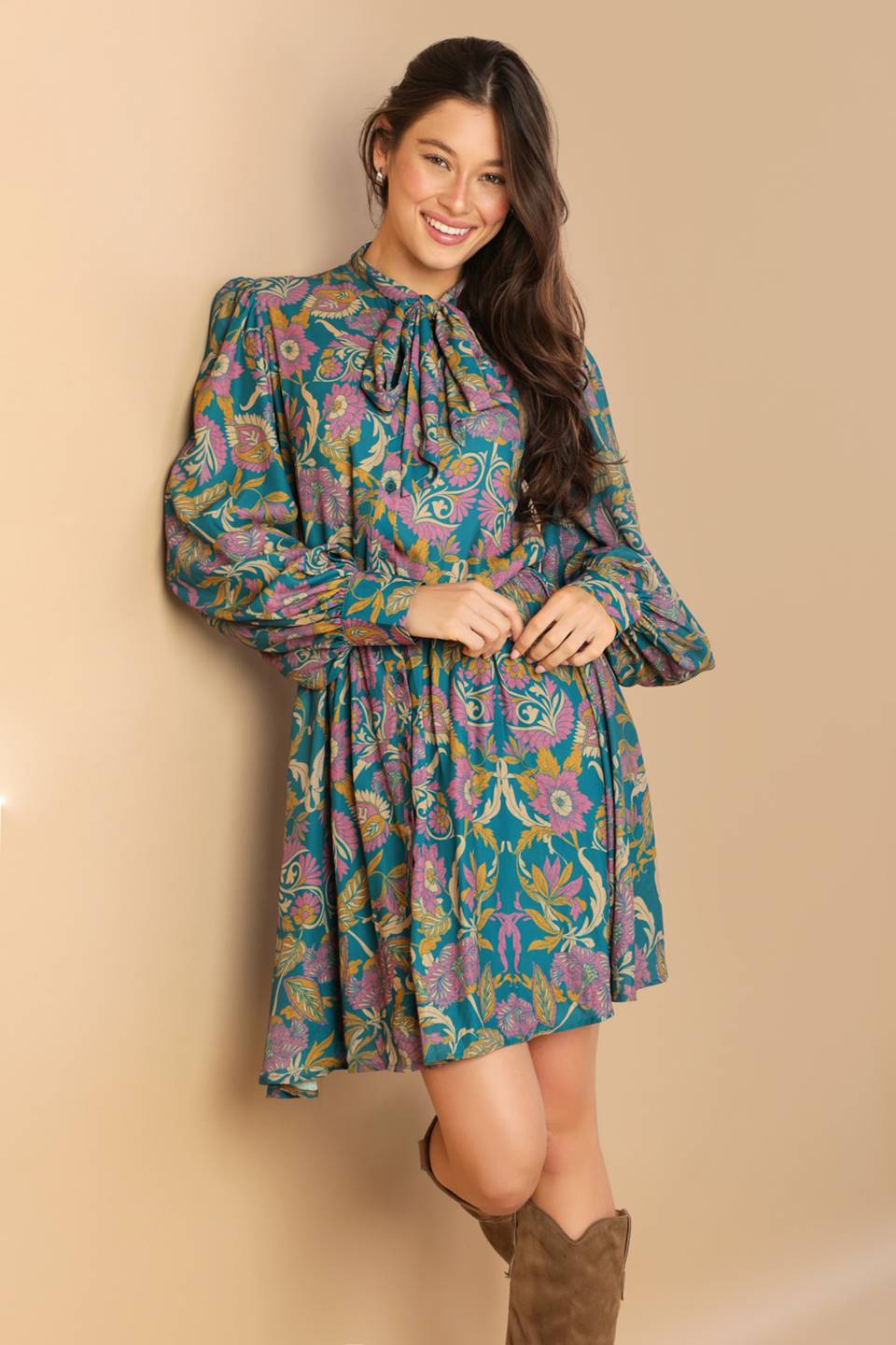 MUCH TO DO WOVEN MINI DRESS Flying Tomato