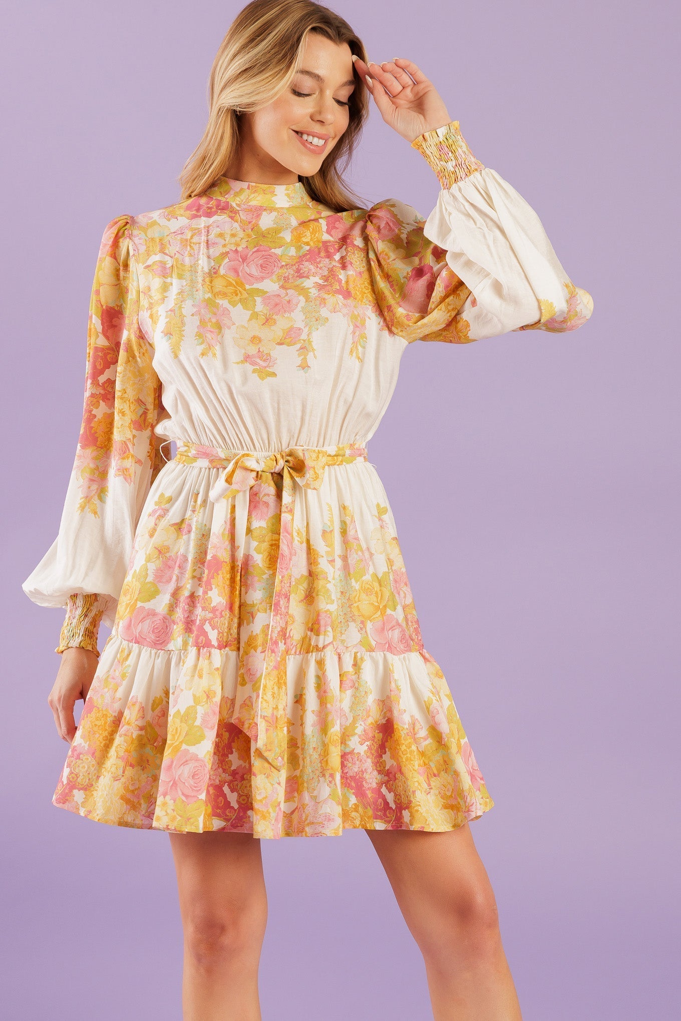 GO GET IT PINK WOVEN MINI DRESS Flying Tomato