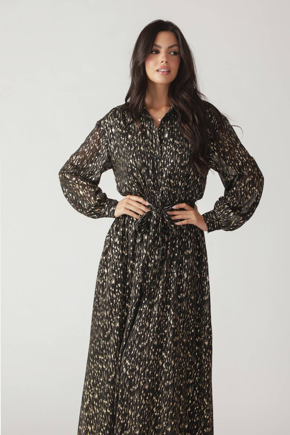 MOSSY MEADOW WOVEN MIDI DRESS Flying Tomato