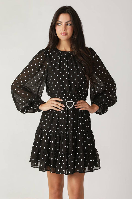 DANCING IN THE RAIN WOVEN MINI DRESS Flying Tomato