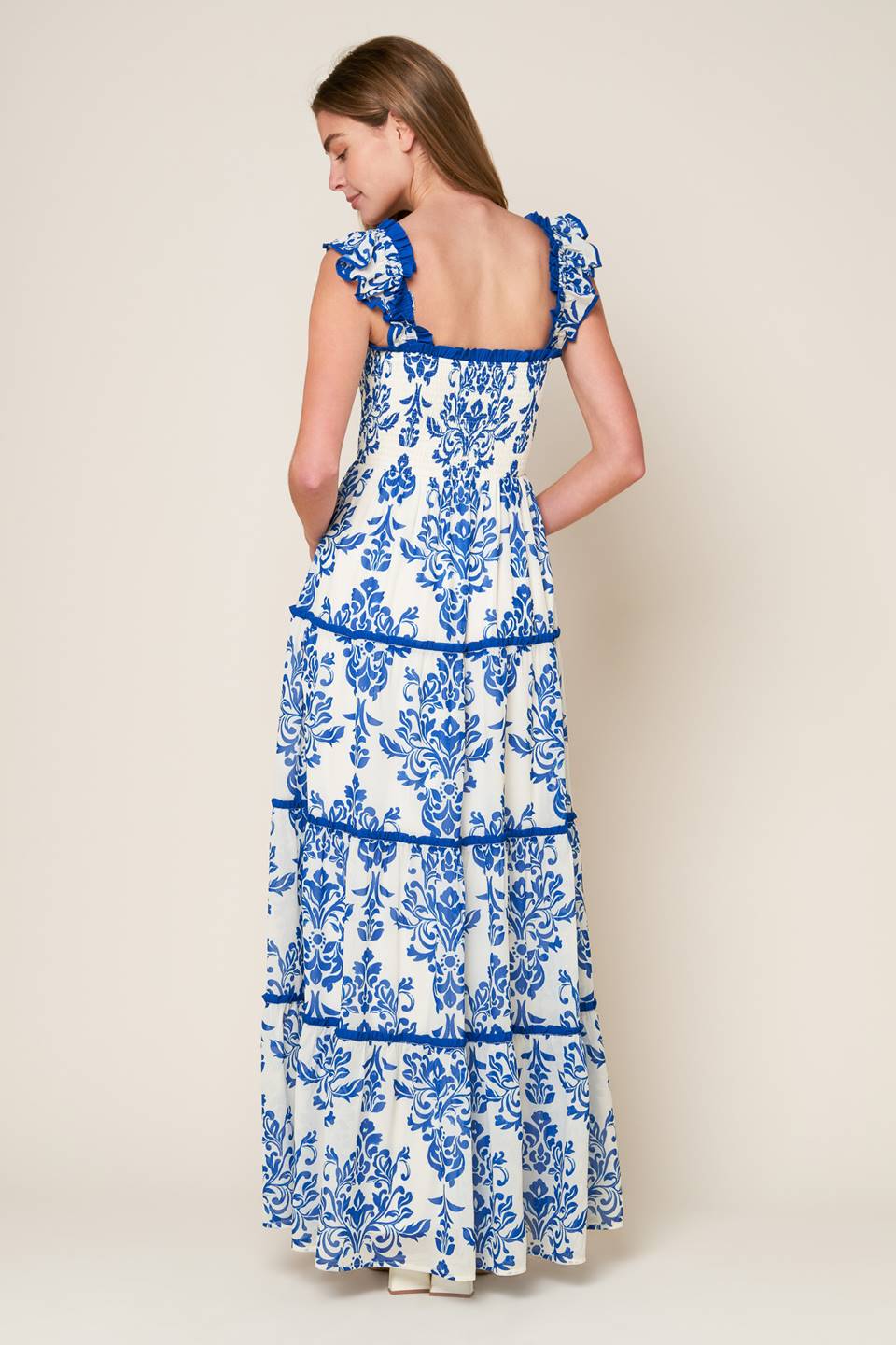 MOST BEAUTIFUL DAY WOVEN MAXI DRESS Flying Tomato