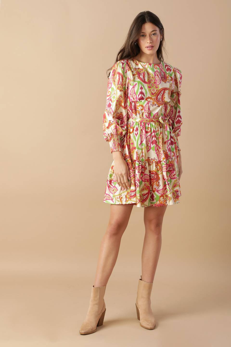 DREAM WEAVER WOVEN MINI DRESS Flying Tomato