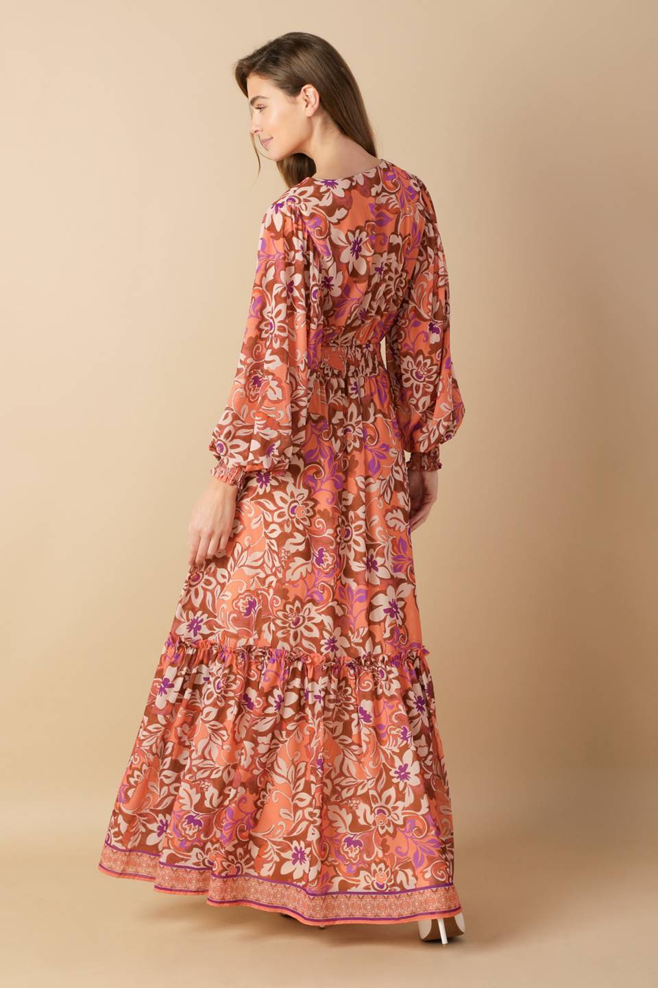 WHISPERING WILLOWS WOVEN MAXI DRESS Flying Tomato