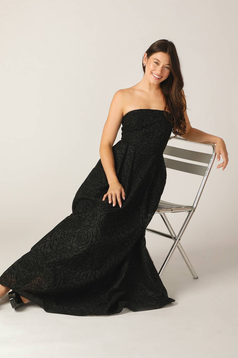 SEARCHING FOR LOVE WOVEN MAXI DRESS Flying Tomato