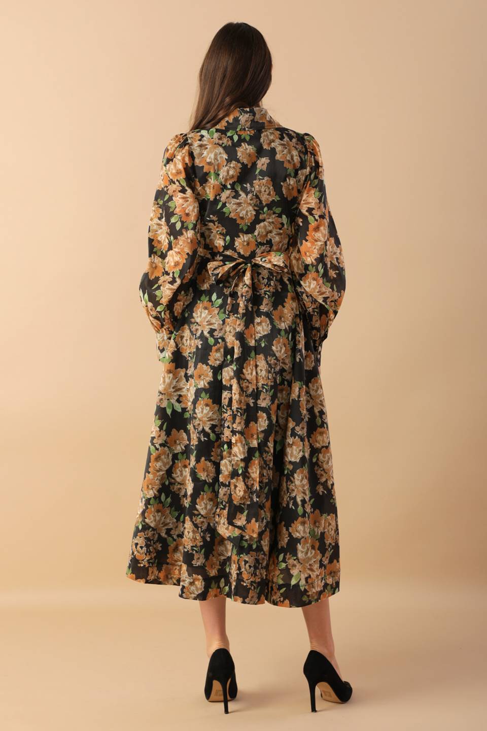 TIME TO EVOLVE WOVEN MIDI DRESS Flying Tomato