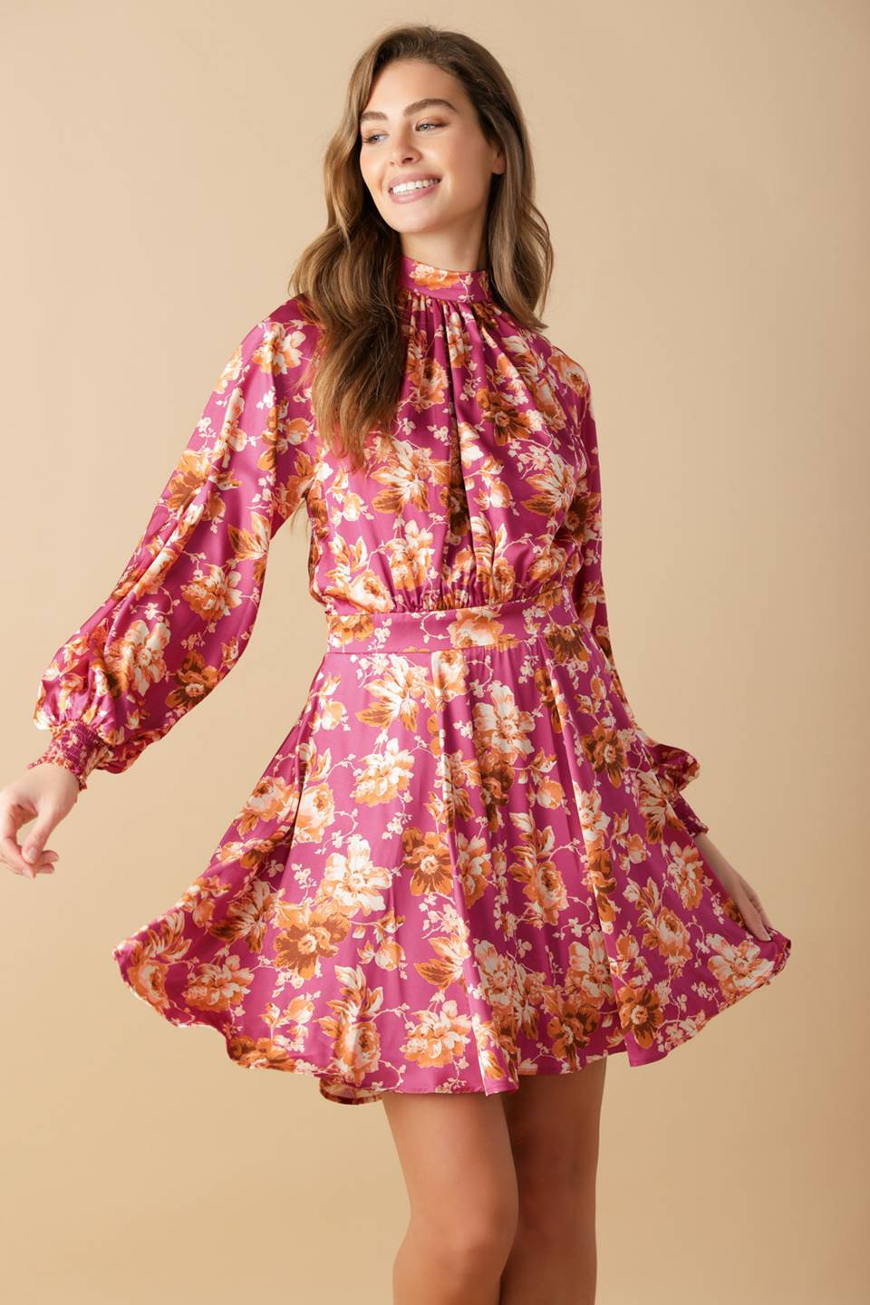 LUXE LEGACY WOVEN MINI DRESS Flying Tomato