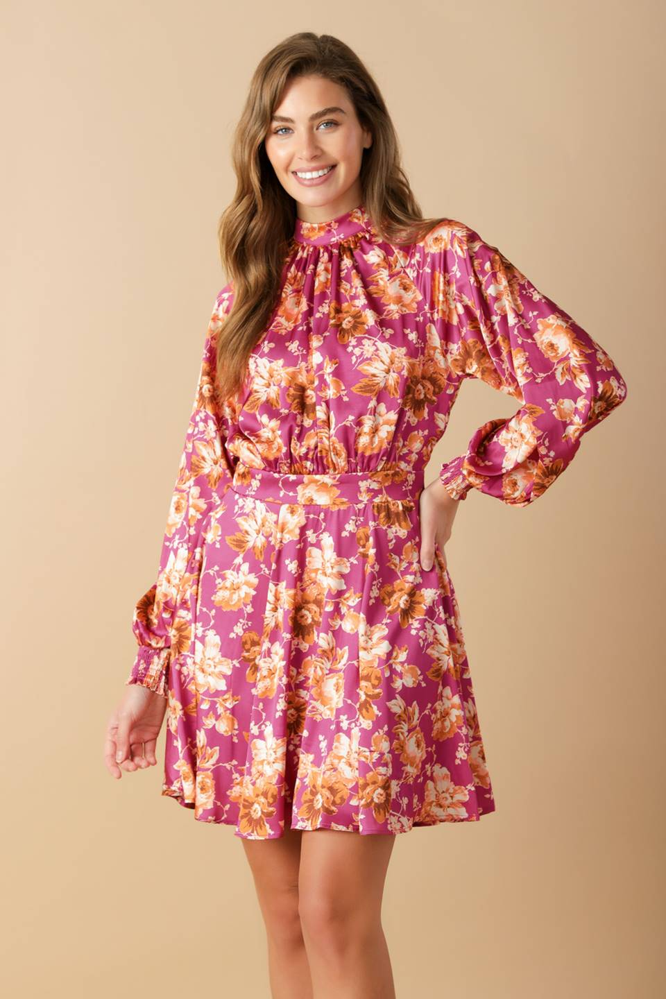 LUXE LEGACY WOVEN MINI DRESS Flying Tomato