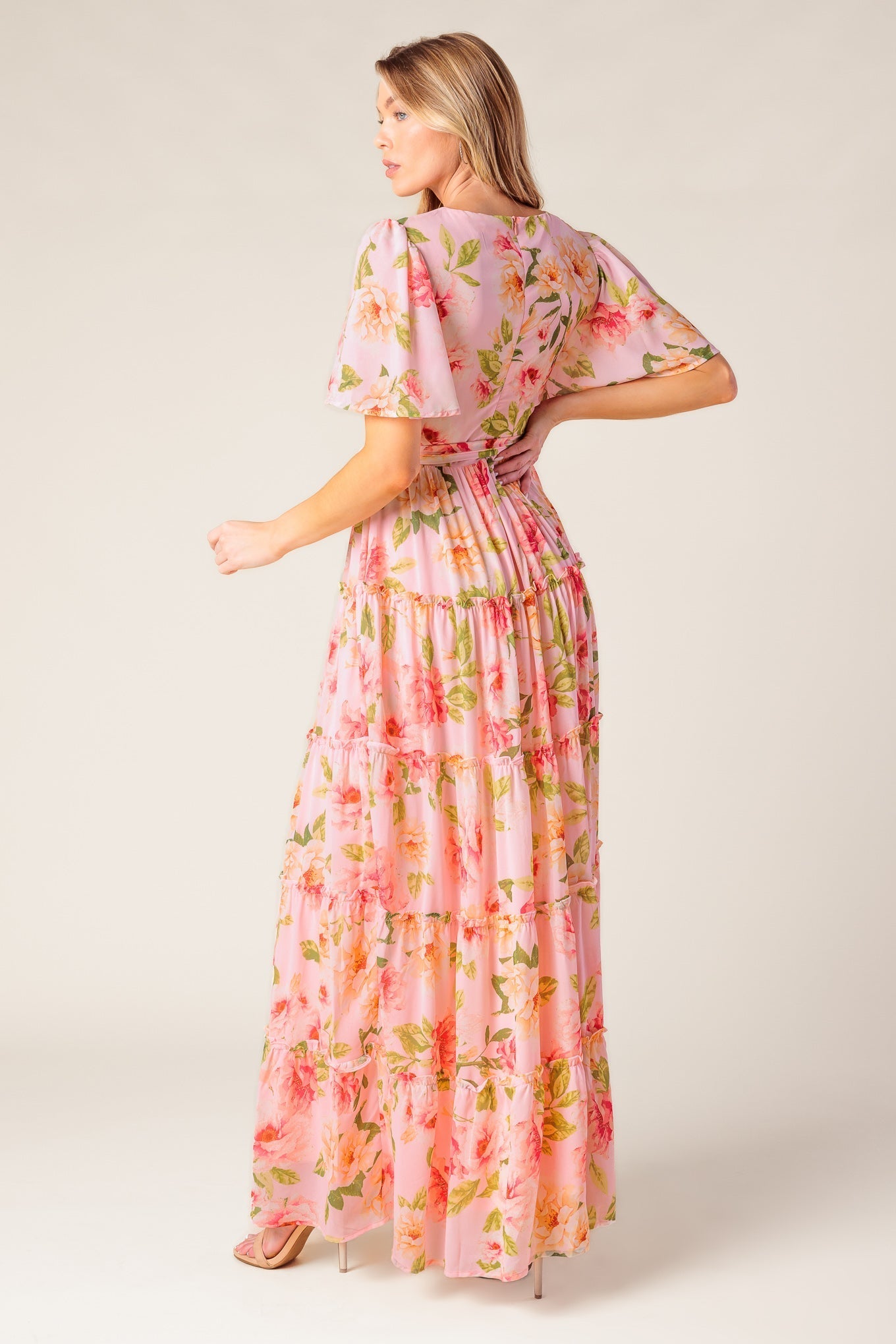 WHICH CHAPTER WOVEN MAXI DRESS Flying Tomato