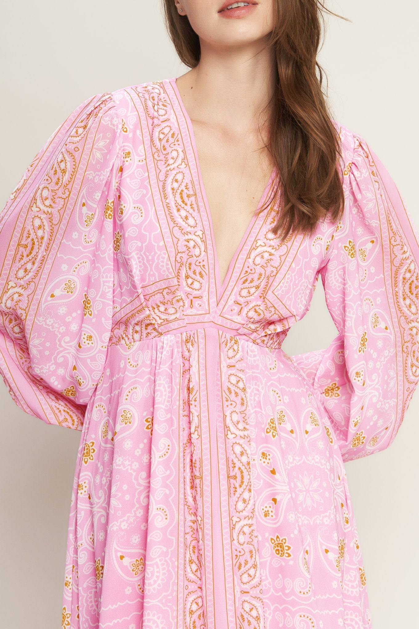 RIPPLES OF TIME WOVEN MAXI DRESS Flying Tomato