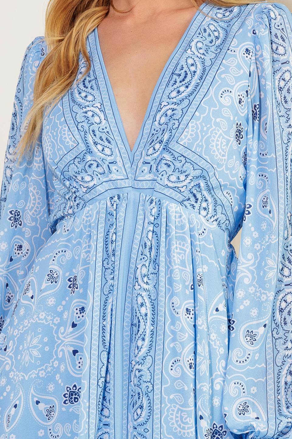 RIPPLES OF TIME WOVEN MAXI DRESS Flying Tomato