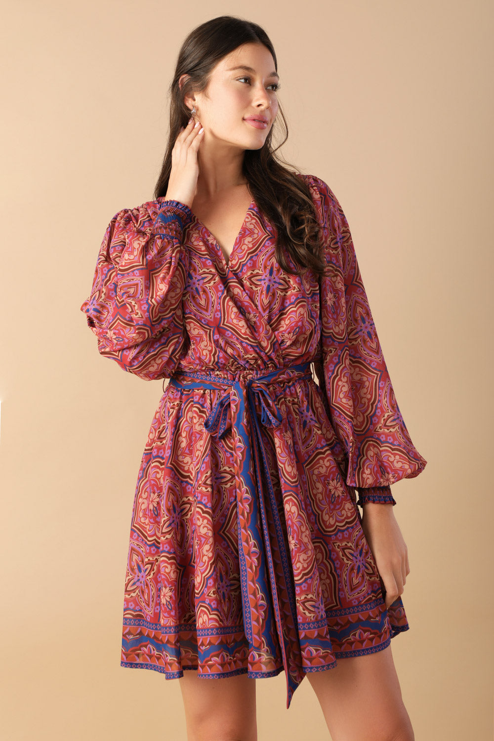 BE BETTER WOVEN MINI DRESS Flying Tomato