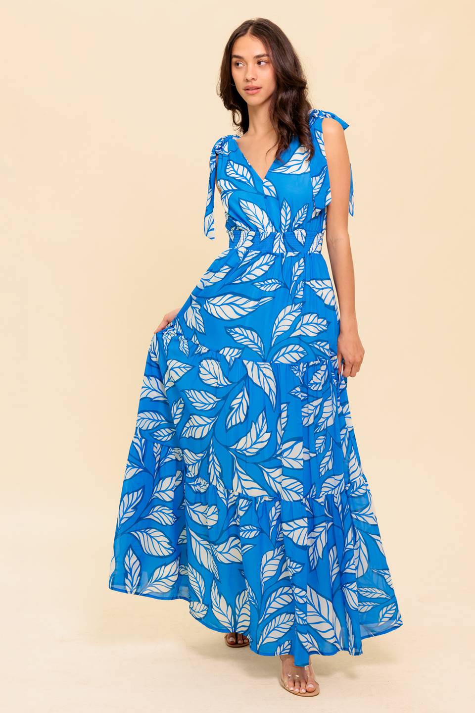 MAKING PROMISES WOVEN MAXI DRESS Flying Tomato