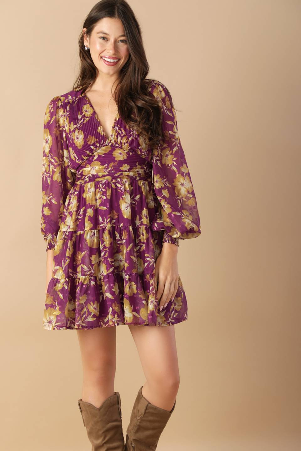 EFFORTLESS SELECTION WOVEN MINI DRESS Flying Tomato