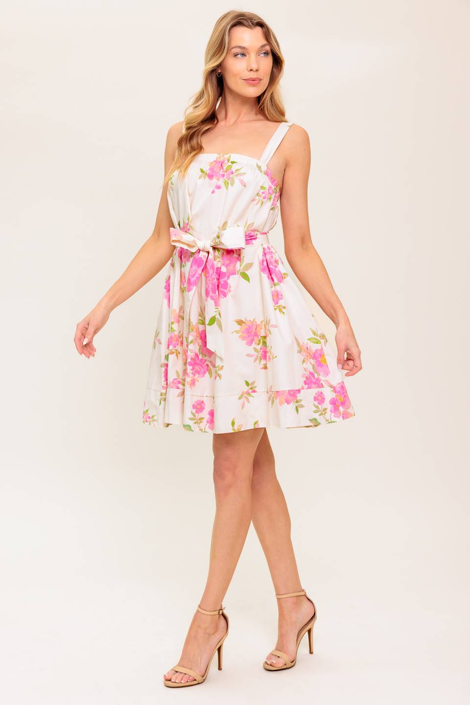 PERFECT AFTERNOON WOVEN MINI DRESS Flying Tomato