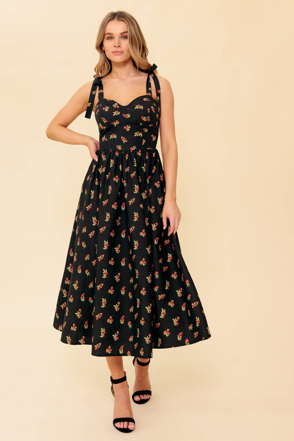 ENCHANTING MOMENTS WOVEN MDI DRESS Flying Tomato