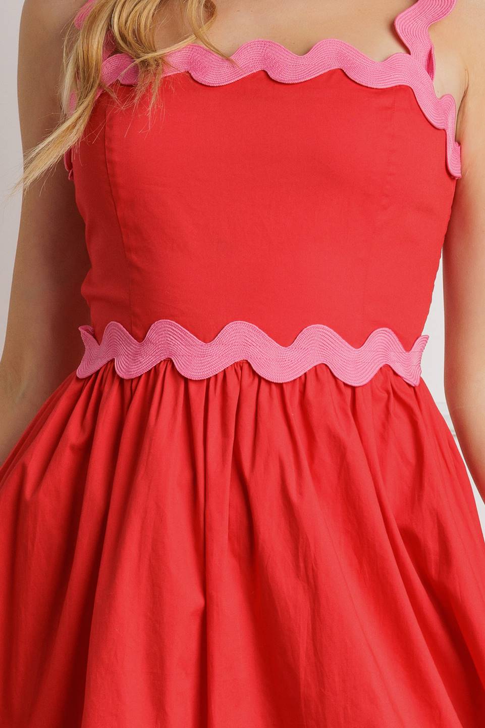 TREAD LIGHTLY WOVEN MIDI DRESS Flying Tomato