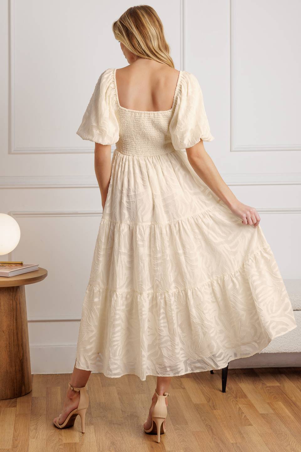 BRISK ADVENTURES WOVEN MIDI DRESS Flying Tomato