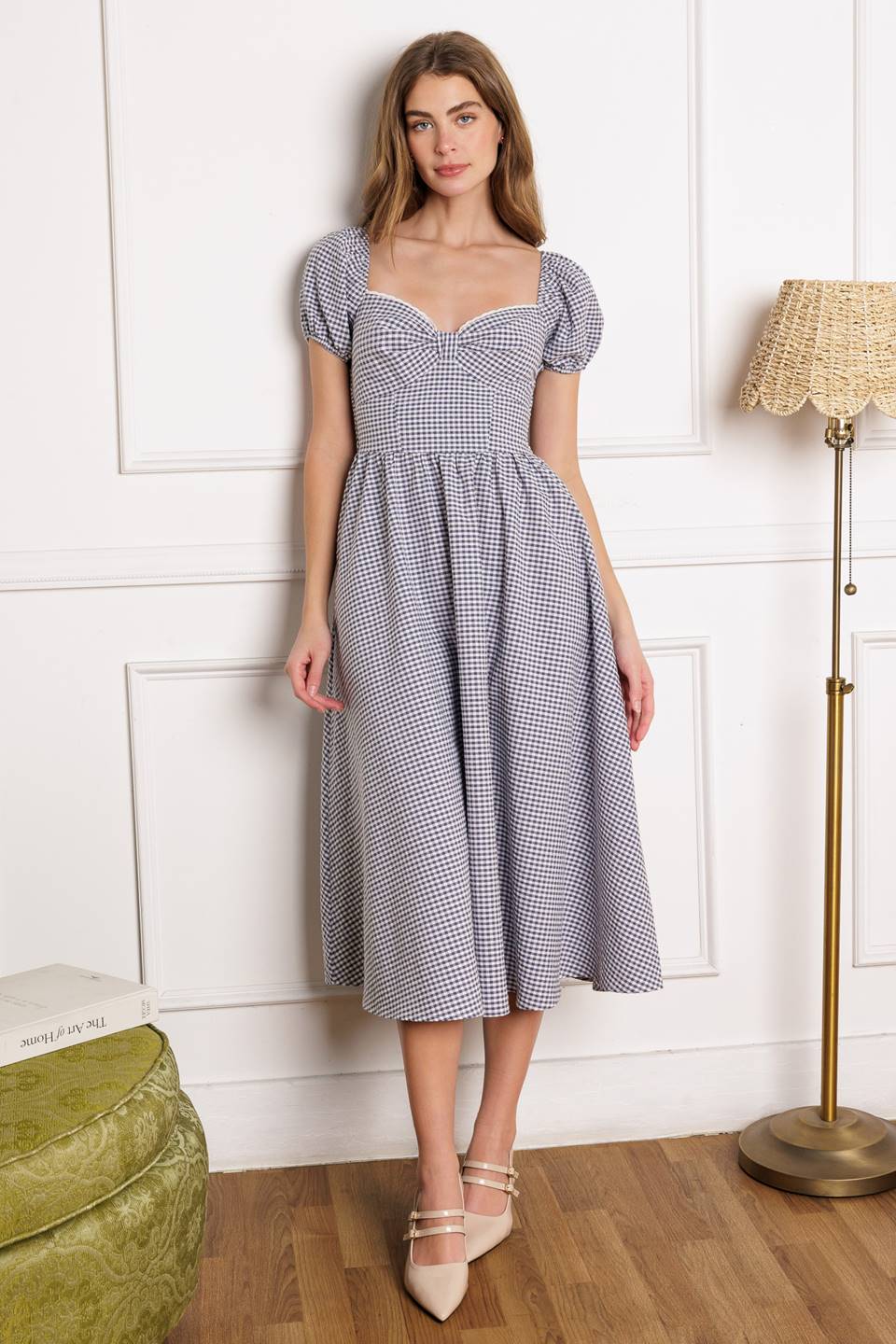 IT'S MY DAY WOVEN MIDI DRESS Flying Tomato