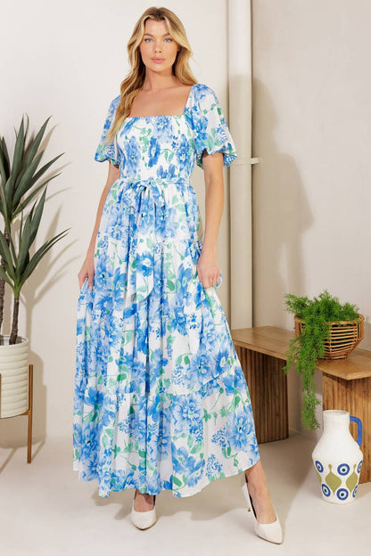 MOMENTS WITH YOU WOVEN MAXI DRESS