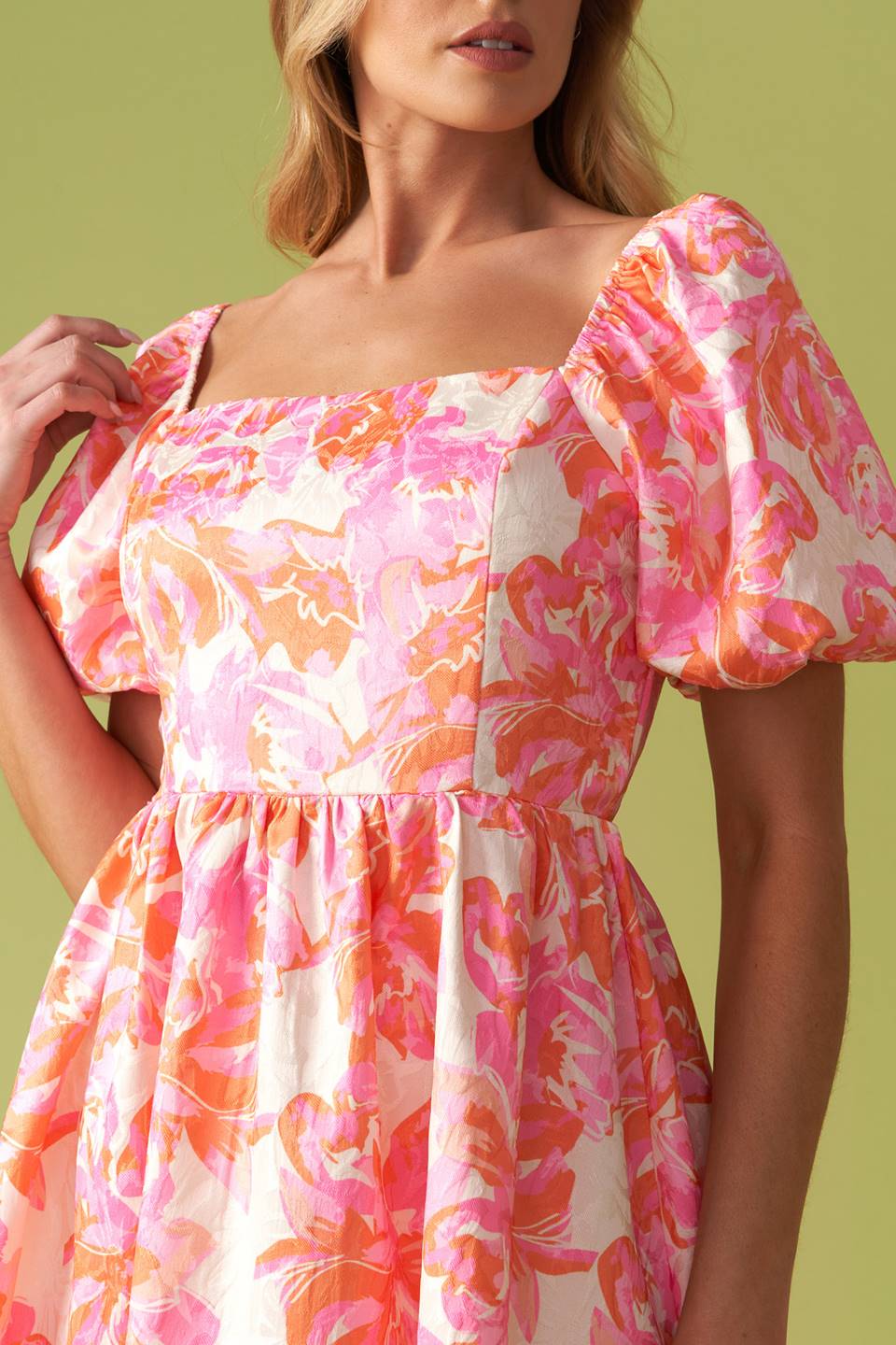 ALWAYS GOOD WOVEN MINI DRESS Flying Tomato