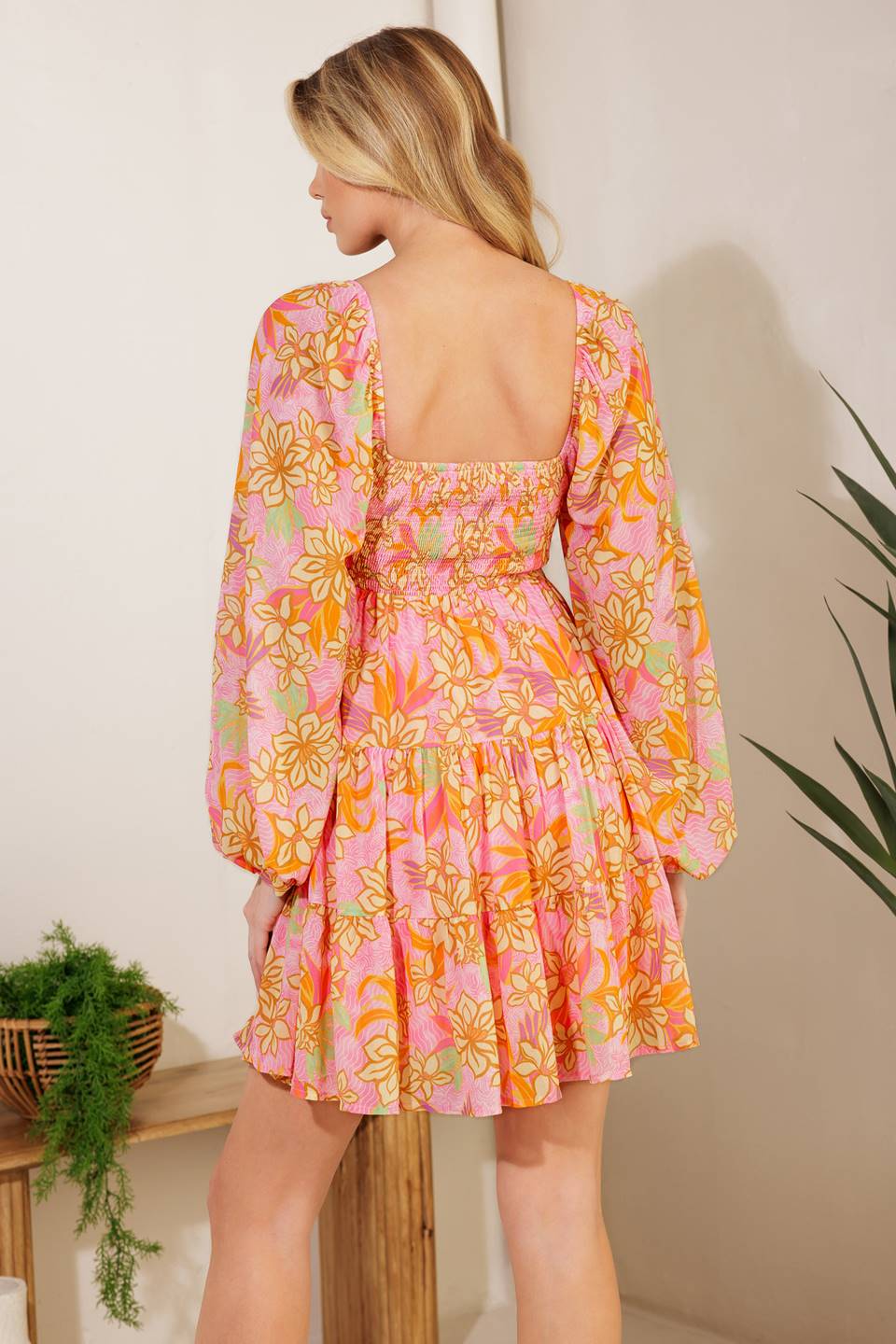 KILLING TIME WOVEN MINI DRESS Flying Tomato