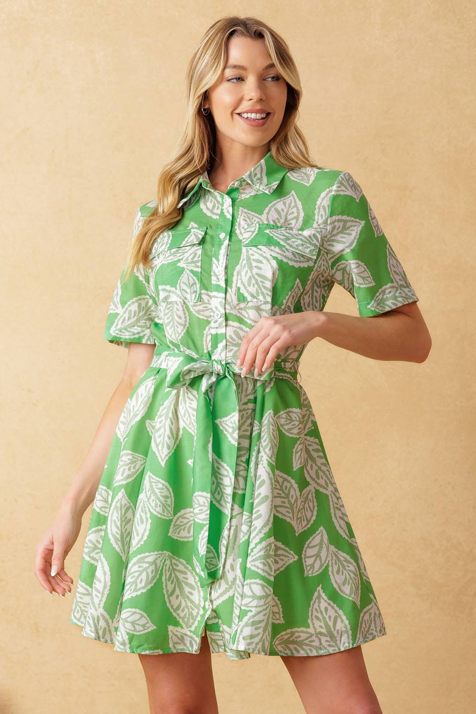 MYSTERIES OF THE NIGHT WOVEN MINI DRESS Flying Tomato