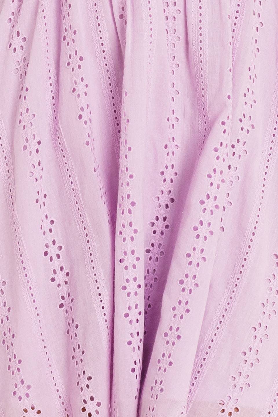 MIDNIGHT MIRAGE GOWN WOVEN EYELET MINI DRESS Flying Tomato