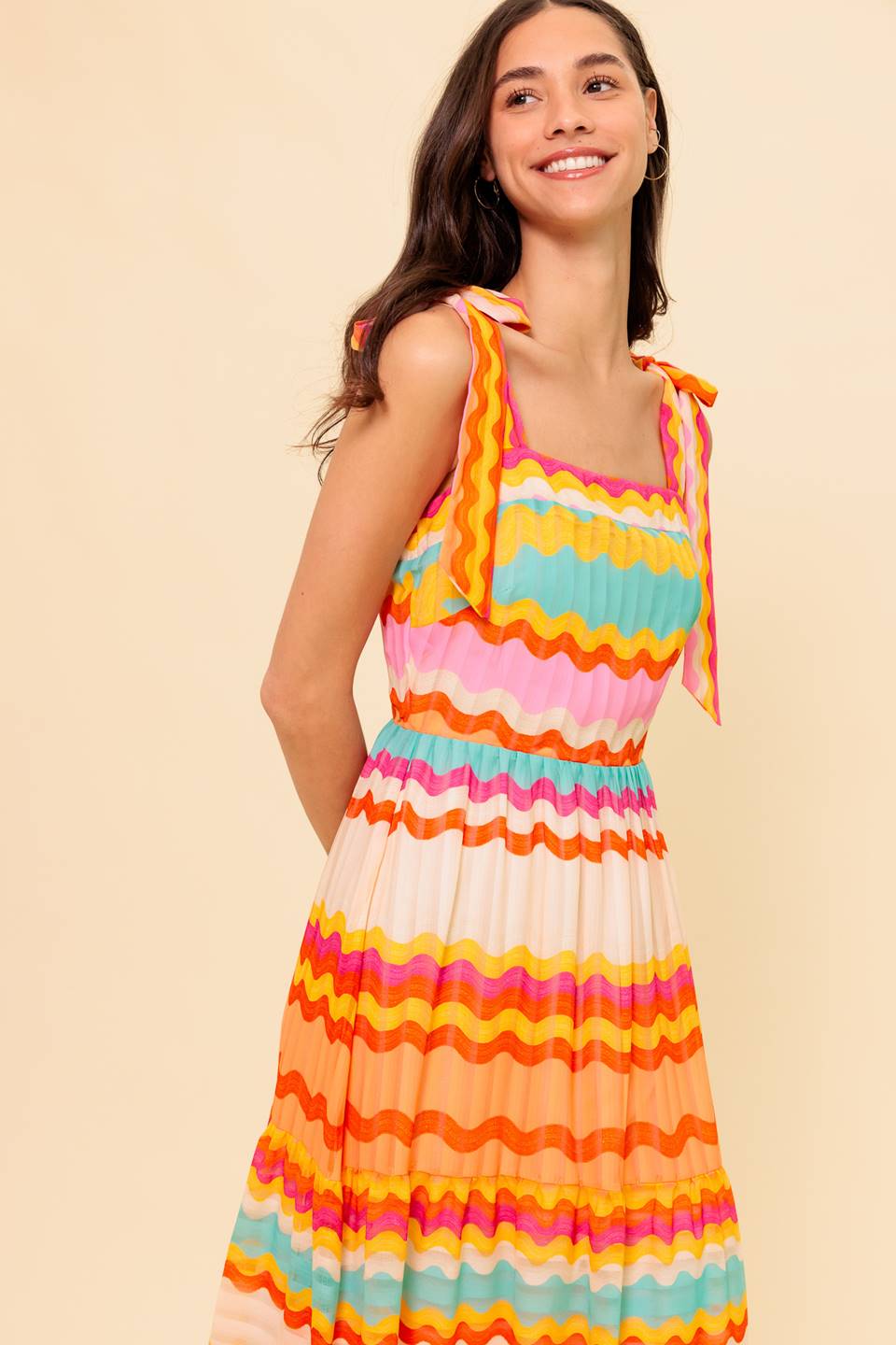 IN THE SPOTLIGHT WOVEN MAXI DRESS Flying Tomato
