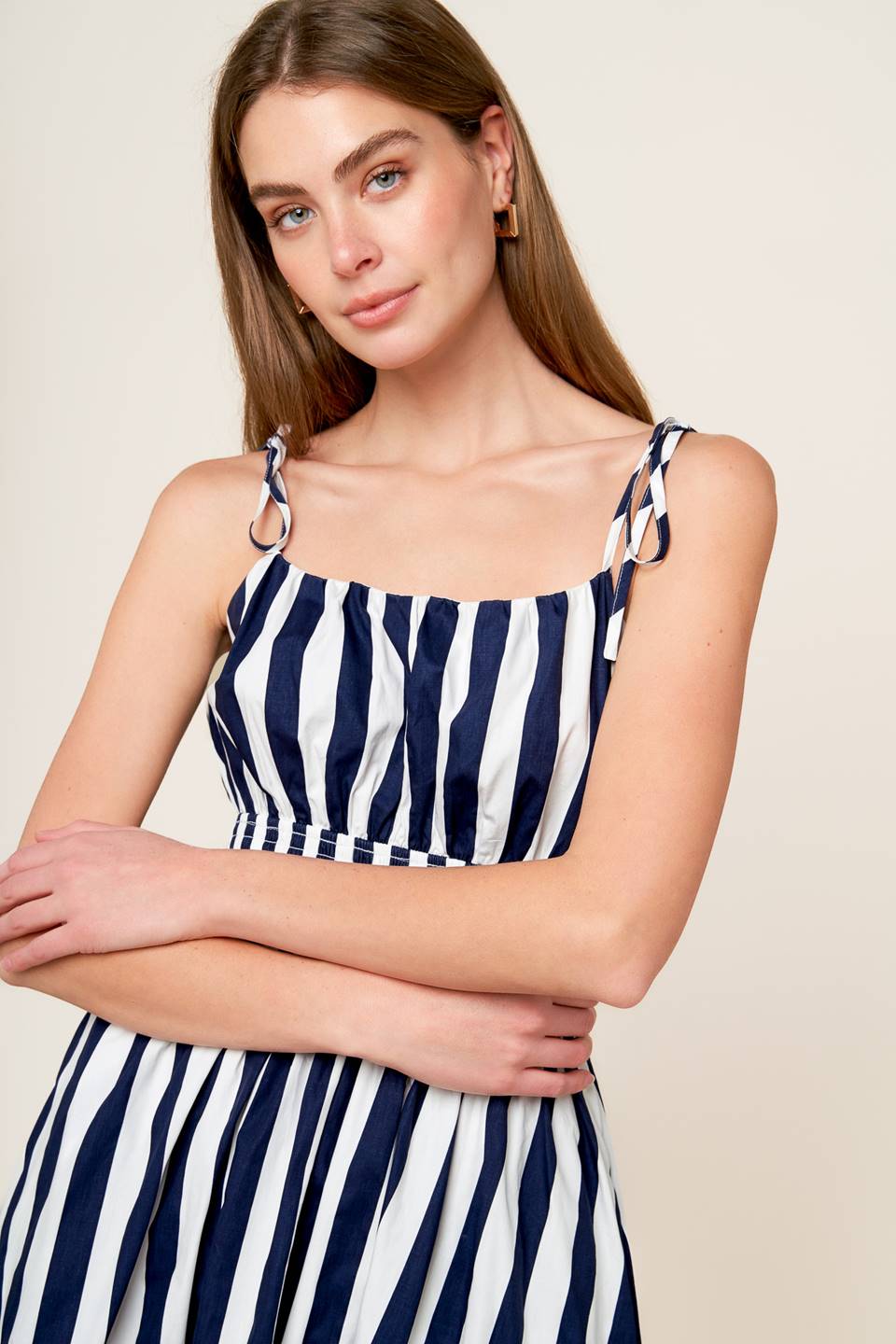 AROUND THE WORLD WOVEN MIDI DRESS Flying Tomato